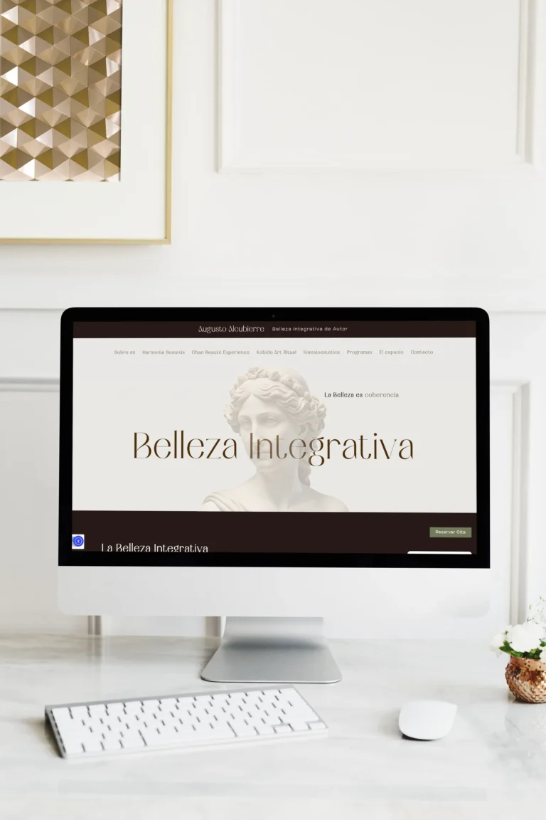Diseño web centro belleza integrativa